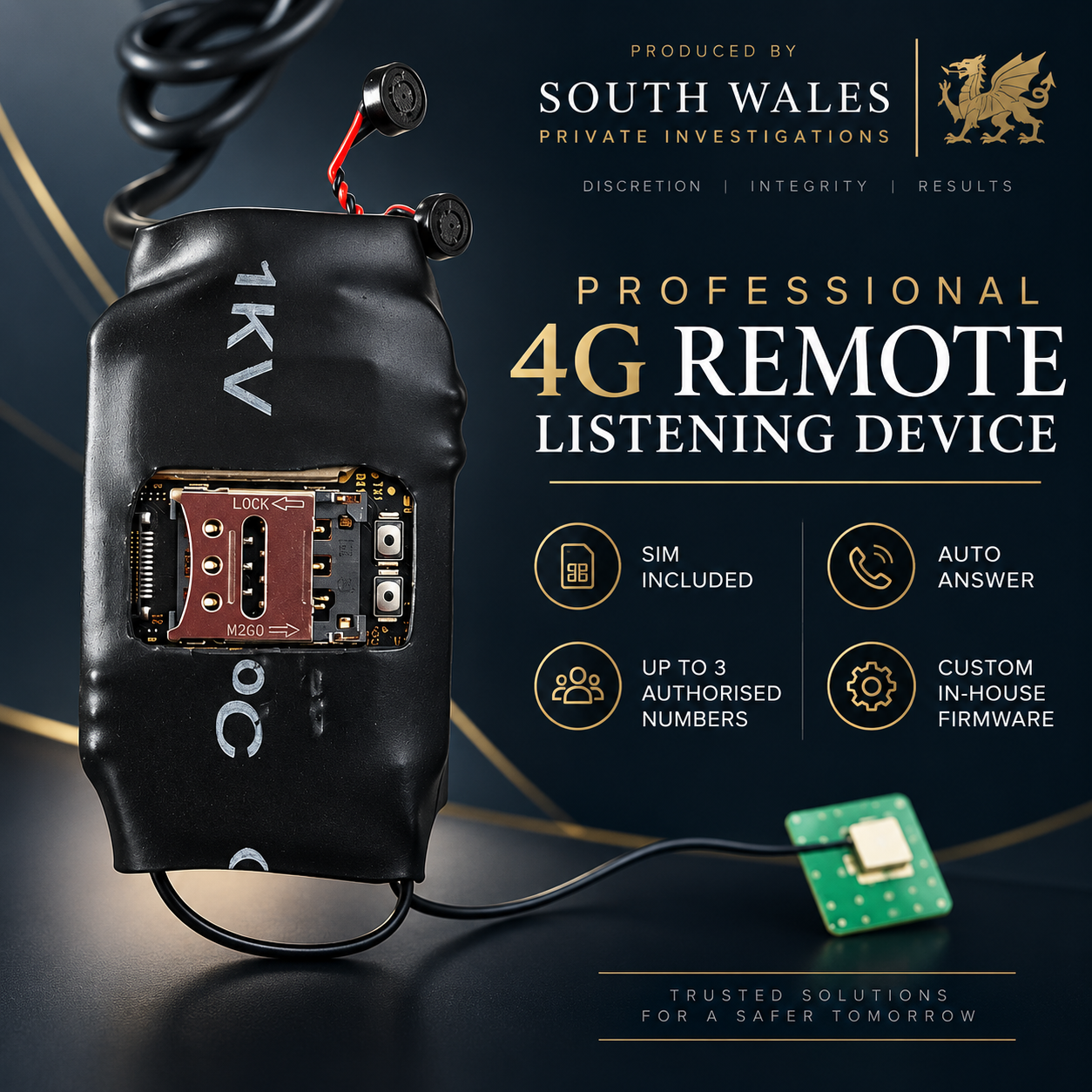 4G Remote Listening Device